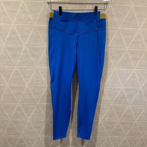 Brooks RUN WITHIN 7/8 TIGHTS Blue New Women's Workout Pants M - Picture 3 of 9